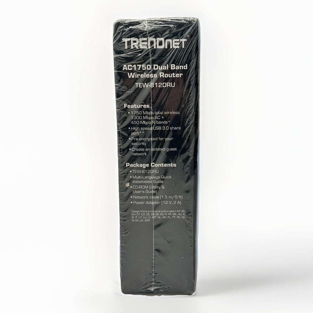 Wireless Router TRENDnet TEW-812DRU AC1750 Dual Band Wireless Router New Sealed - Picture 2 of 3